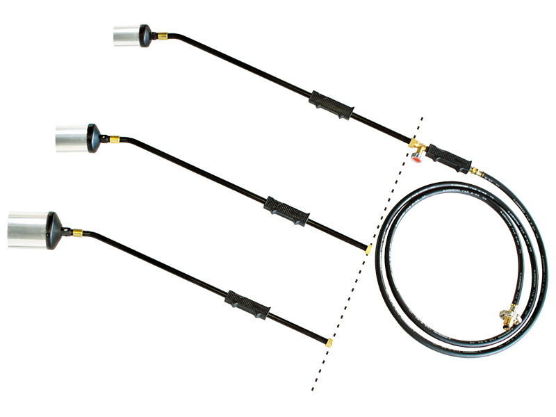 TRUSCO プロパンバーナー ホース3M付 火口径10号【TB-L10】(土木作業