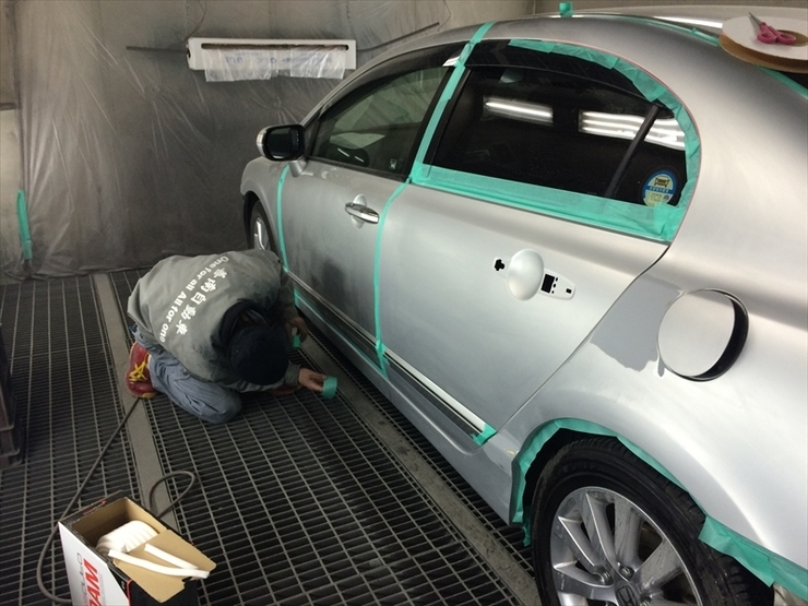 施工実績 車の傷 へこみ修理 板金塗装なら名古屋市港区にある善南自動車